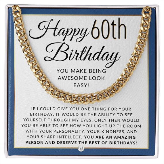 Meaningful 60th birthday best sale gifts for him