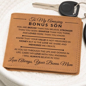 Geschenk für meinen Bonus-Sohn von Bonus-Mama - Tragen Sie meine Liebe bei sich!
