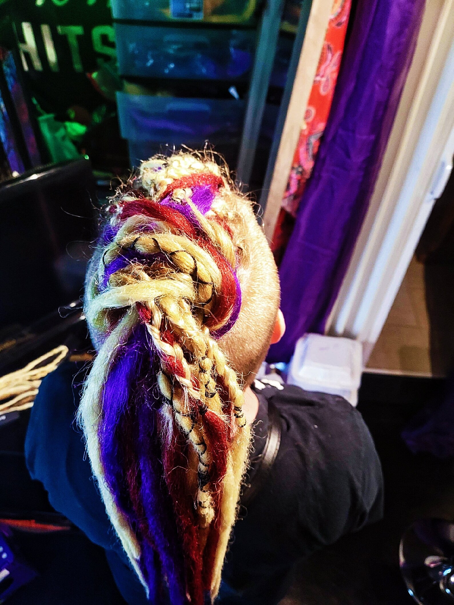 Mohawk Synthetic Dread Extensions Set 22 Etsy UK