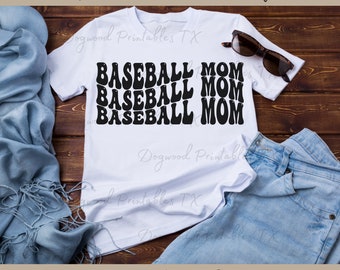 Baseball Mom SVG PNG: 300 pi (Digitaler Download)