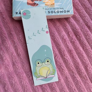 Bookmark, Frog, Froggie, Cottage Core, Bookish, Books, Reading, Bibliophile, Book Lover, for Her, Him, Friend, Sister