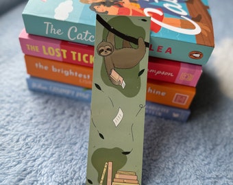 Bookmark, Sloth, Cottage Core, Bookish, Books, Bookswithonno, Reading, Bibliophile, Book Lover, Booktok, for Her, Him, Friend, Bibliophile