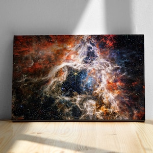 Tarantula Nebula NASA Webb | Space Wall Art Poster or Canvas Print