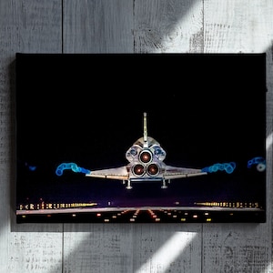 Space Shuttle Atlantis Landing | NASA Wall Art | Poster or Canvas Print