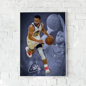 Póster o lienzo de las finales de la NBA de Stephen Curry, Golden State Warriors, decoración del hogar para el hogar, regalo para el hijo
