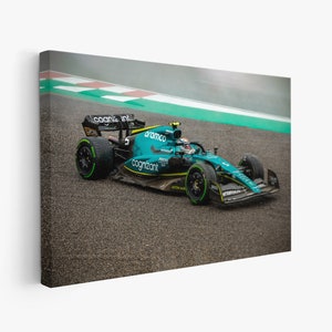 6er Set F1 Poster - Charles Leclerc Vintage Design 20x30cm