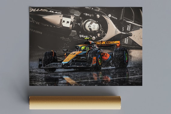 Lando Norris, Formula 1 Poster or Canvas, Mclaren, MCL60, F1, Home