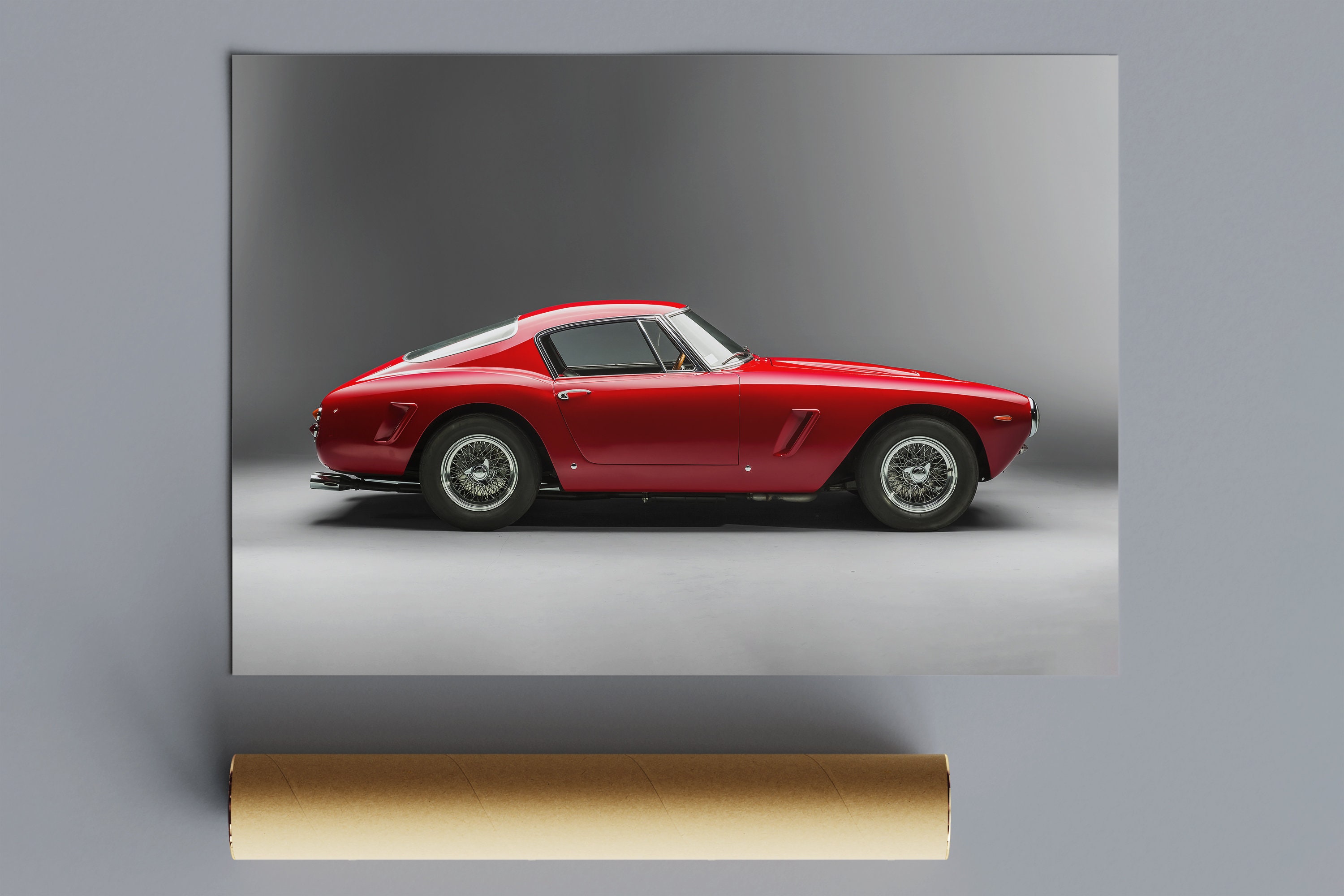 Classic Ferrari 250 GT SWB Berlinetta Poster, Premium Matte