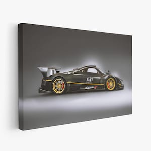 Pagani Zonda R Wall Art, Canvas or Poster or Digital File, Home Decor, Sport Car
