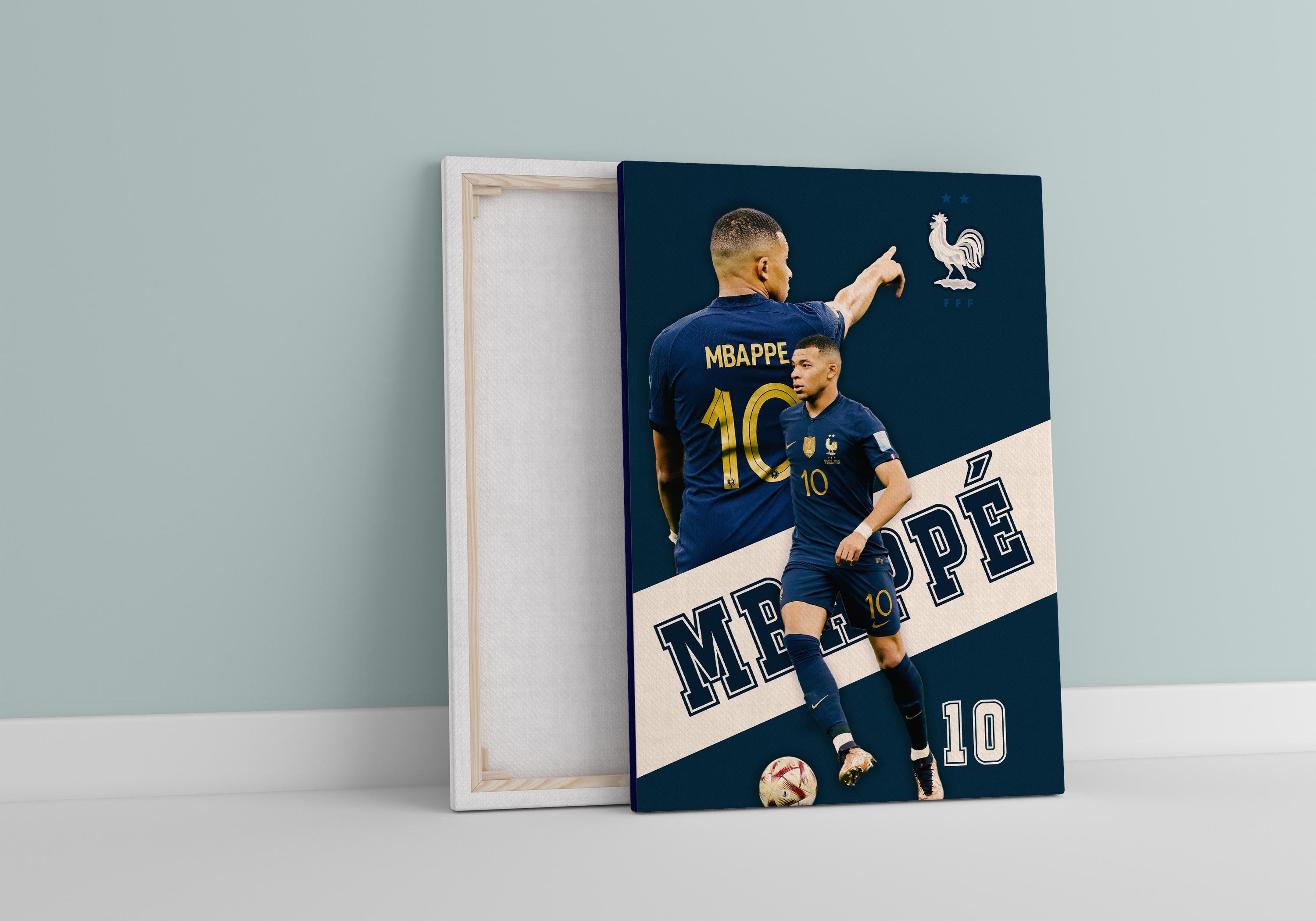 football poster  Mbappe gift iPad Case & Skin for Sale by