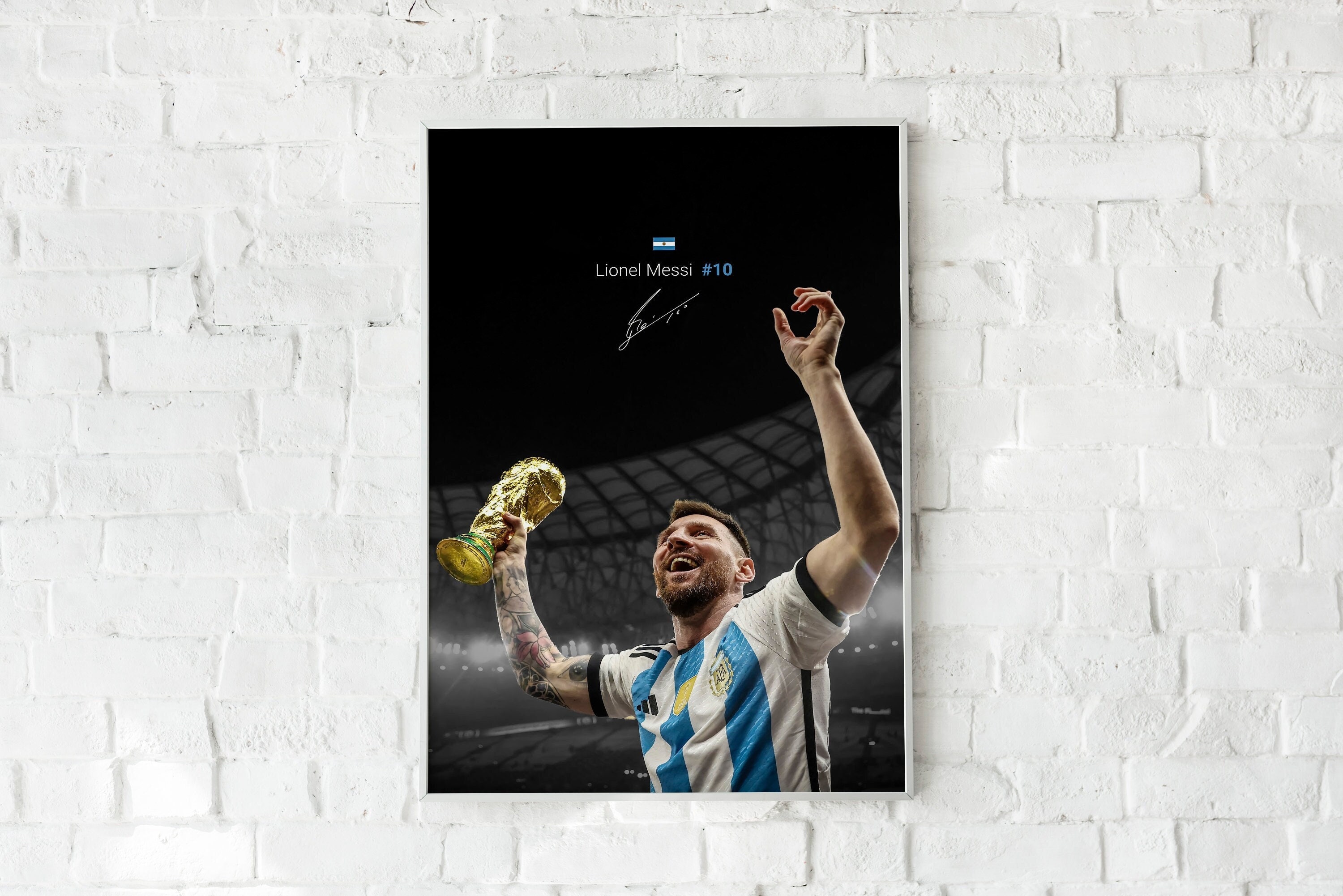 .com: 2022 FIFA World Cup Qatar Lionel Messi Poster Classic Black And  White Room Aesthetic Canvas Art Poster And Wall Art Picture Print Modern  Family Bedroom Decor Posters. Unframe-style, 20x30inch(50x75cm): Posters 