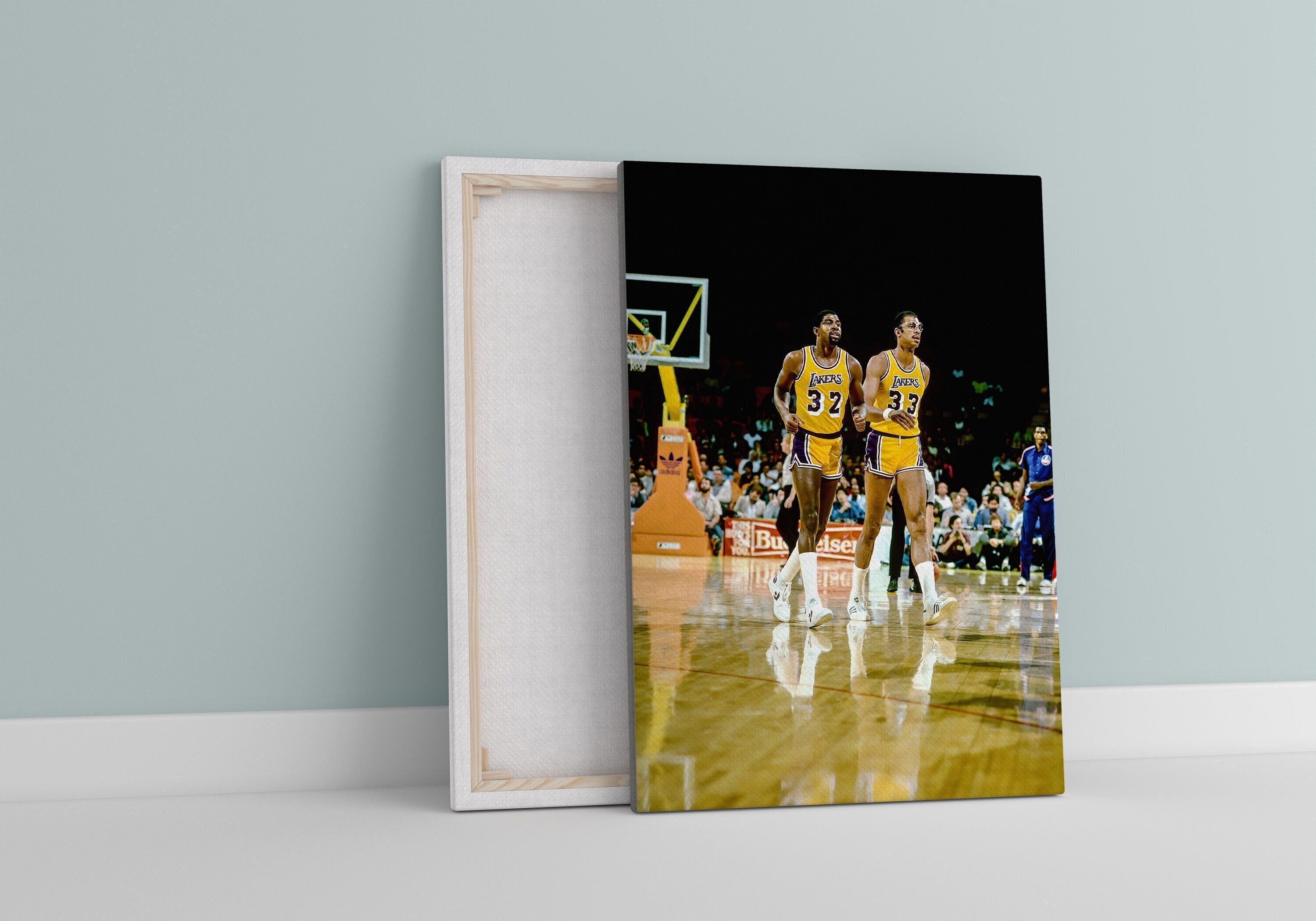 Kareem Abdul-jabbar Milwaukee Poster Canvas Basketball 