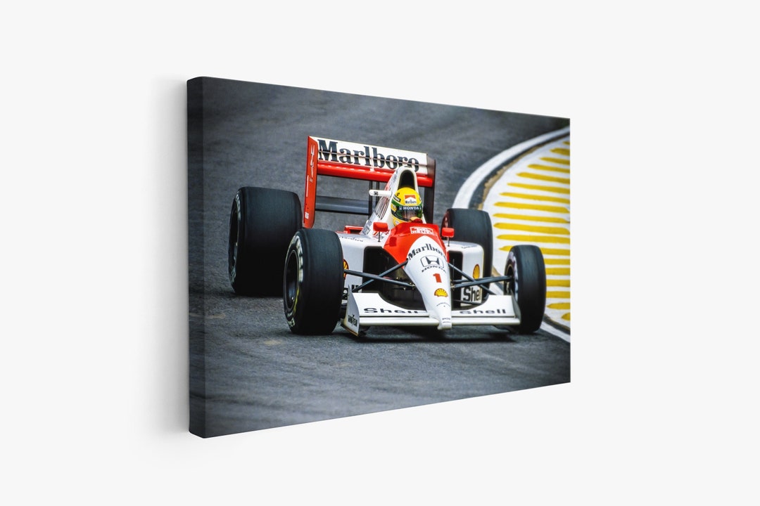 アイルトン・セナ F1 マクラーレン ポスターまたはキャンバスプリント