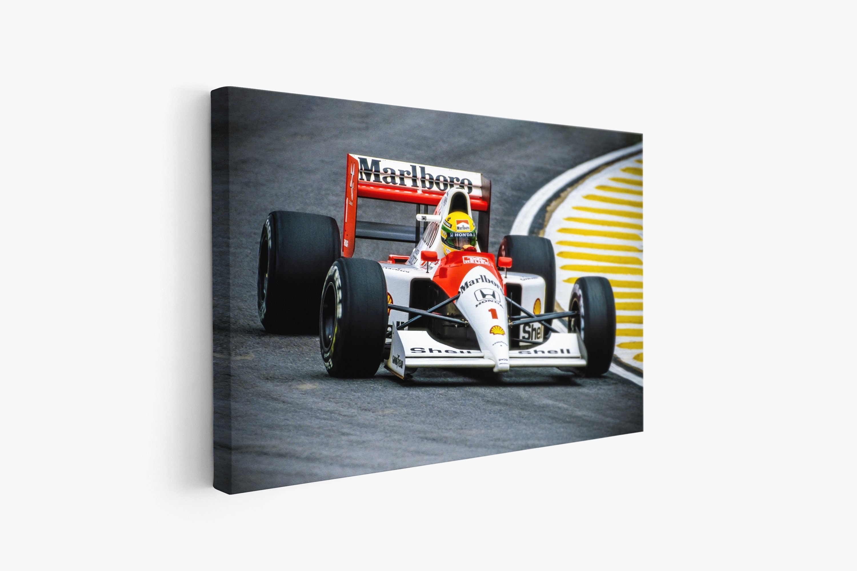 アイルトン・セナ F1 マクラーレン ポスターまたはキャンバスプリント