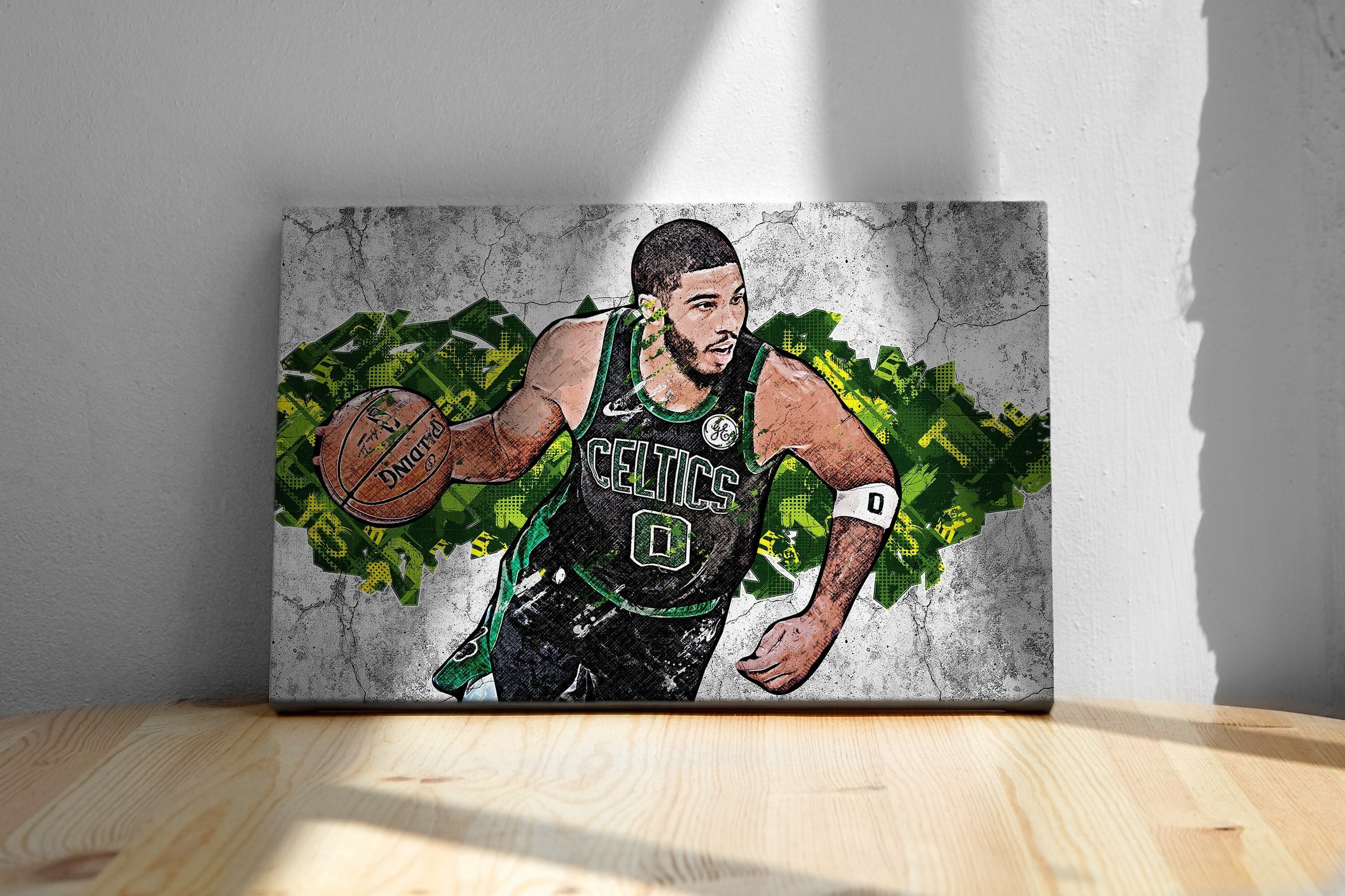 Jayson Tatum Wooden Sports Collectible Boston Celtics Figure 