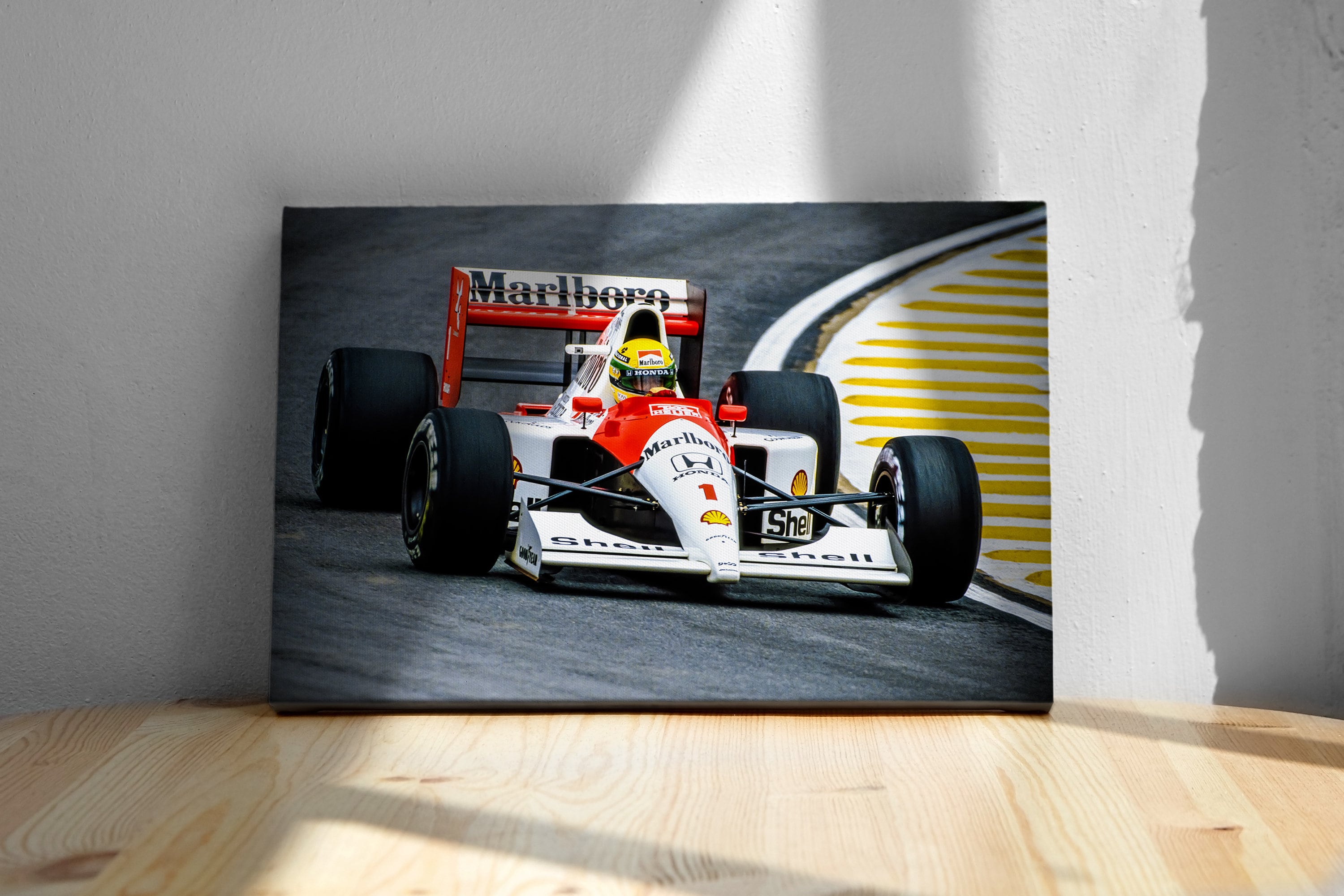 アイルトン・セナ F1 マクラーレン ポスターまたはキャンバスプリント