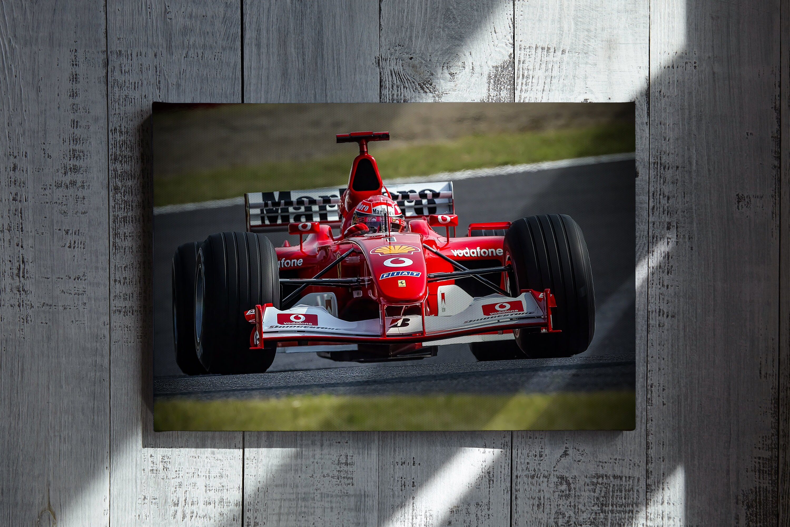 ミハエル シューマッハ F1 ポスターまたはキャンバス、フェラーリ