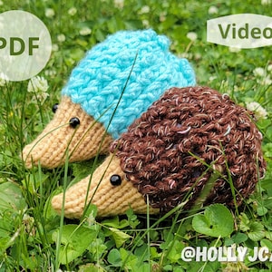 Cute Hedgehog Loom Knitting Pattern // PDF & Bonus Step by Step Video Tutorial!