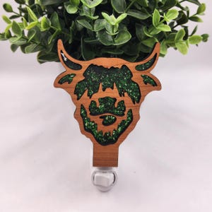 Highland Cow Night Light, Ranch Nursery Decor, Cow Home Decor, Cow Plug In Night Light, Light for Kids Room, Highland Cow Baby Shower Gift