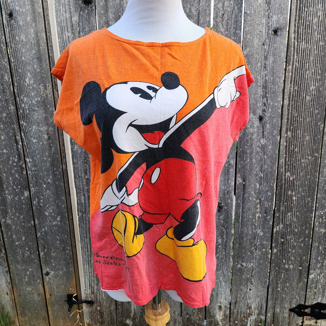 Vintage Mickey Mouse 80s Womens Shirt Walt Disney Collector Series #4 ...