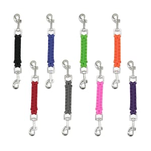 Dog Collar Safety Leash Prong Collar Back Up Strap Clip