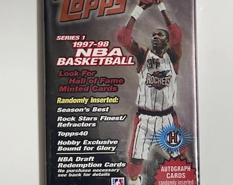 1997-98 Topps Series One NBA Basketball Cards Sealed Hobby 1 Pack - Possible Refractors
