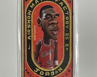 1985 Michael Jordan Rookie RC Airshow Matchbox Japan Tobacco NO 1986 Fleer RARE