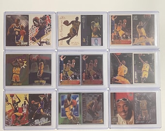 Kobe Bryant Mini Rookie Card Collection - Magazine Quality Print, Blank Back - 18 Piece Set
