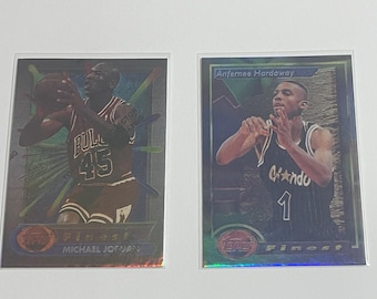 Michael Jordan & Anfernee Hardaway 1993-94 Topps Finest Refractor Reprints