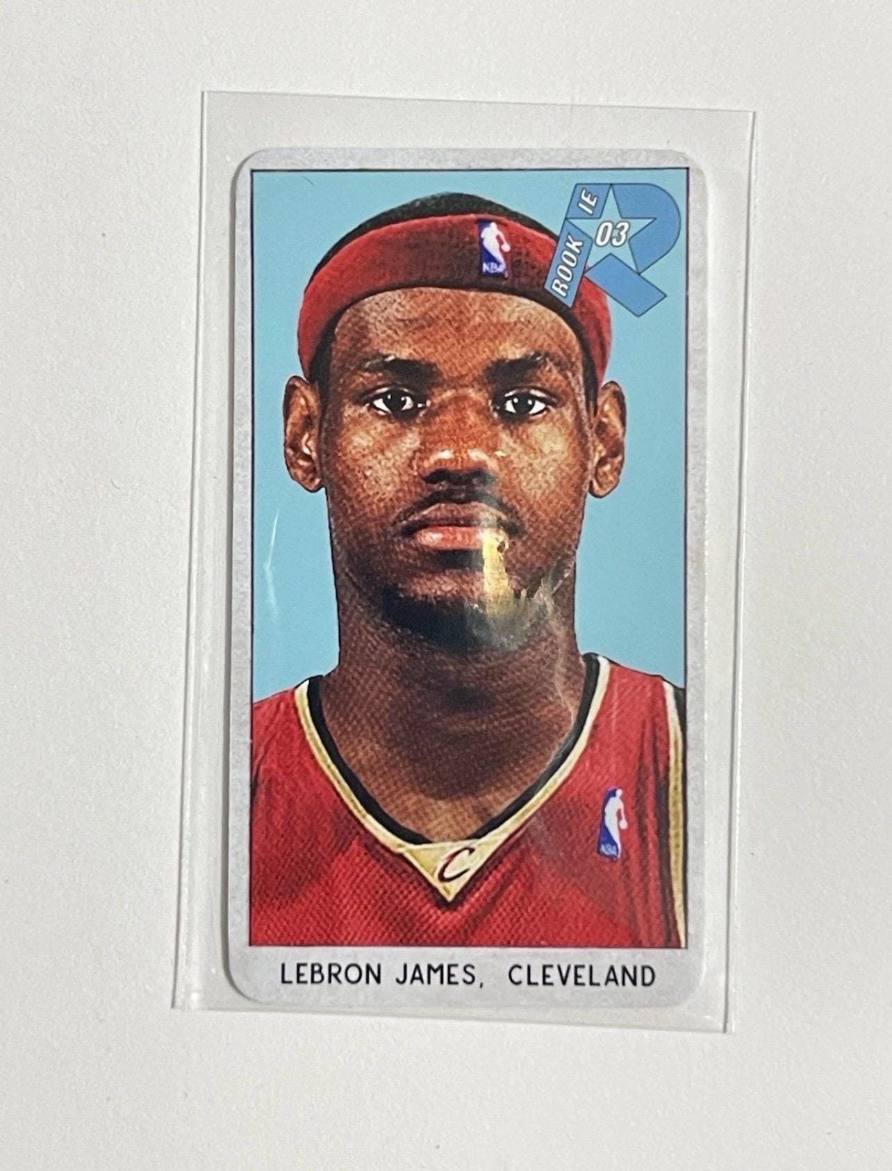 Lebron Rookie Card 2003 Lebron James Rookie Card – Cavaliers Tobacco Edition - Etsy