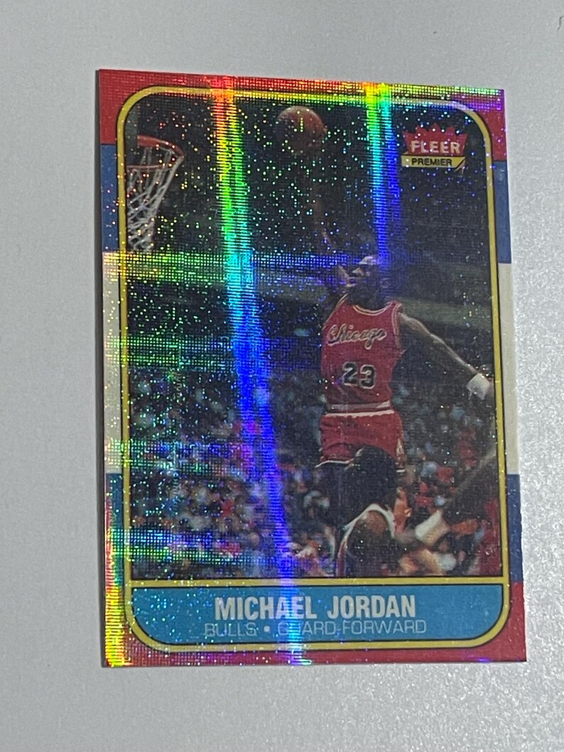 Michael Jordan Rookie Beckett Magazine REPRINT 1986-87 Fleer ATOMIC ...