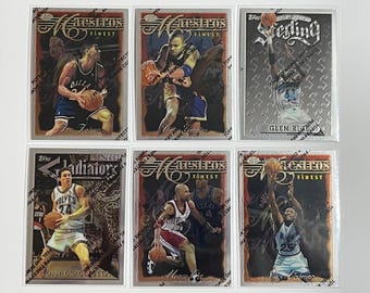 1996-97 Topps Finest - Maestros Sterling Gladiators Lot 26 Cards Plus Checklist