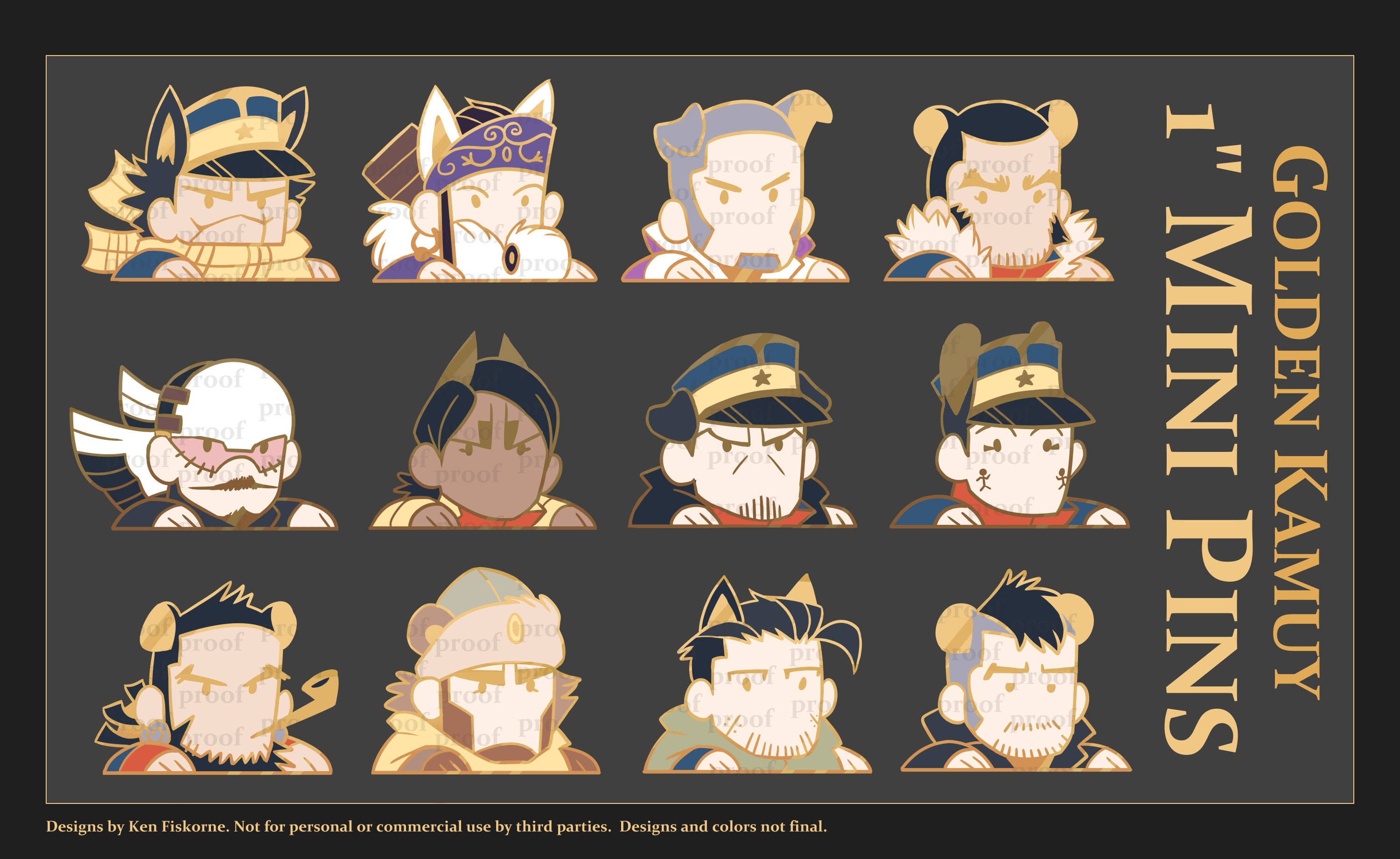 Golden Kamui Etsy