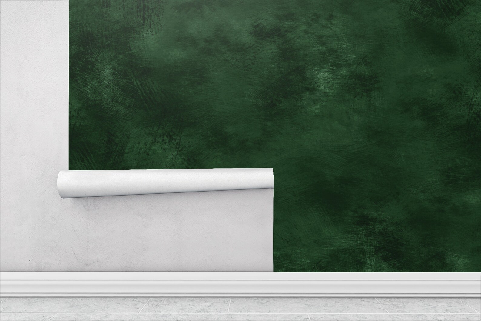 Hunter Green Wallpaper Temporary Wallpaper Removable Peel and | Etsy