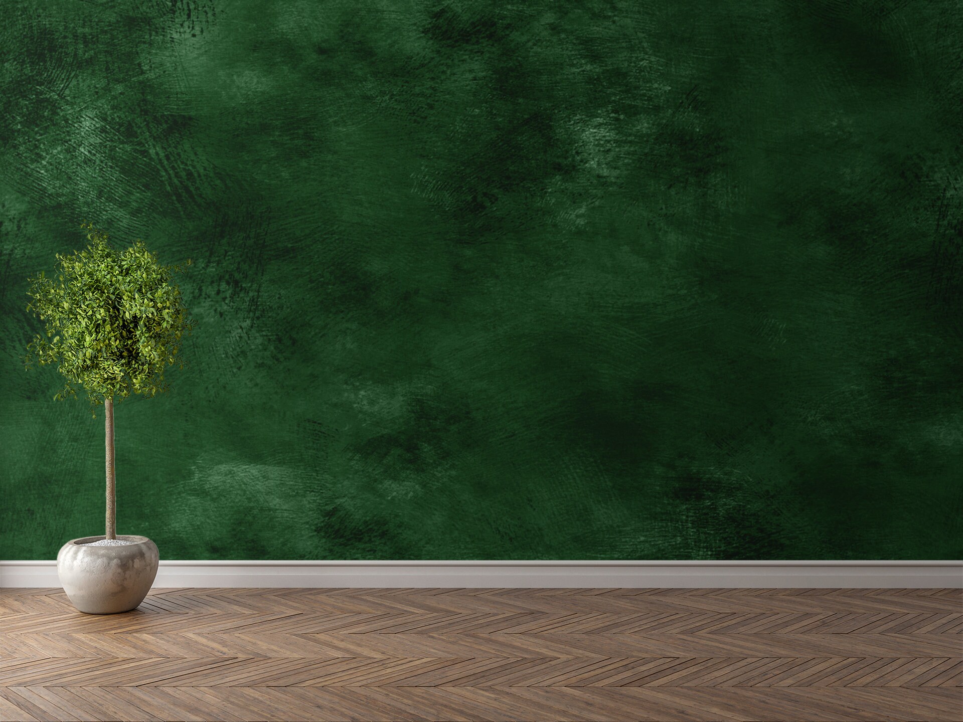 Hunter Green Wallpaper Temporary Wallpaper Removable peel and | Etsy