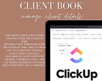 ClickUp 3.0 Client Planner Template: Project Management (Ready to Use)