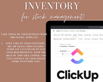 ClickUp 3.0 Inventory Planner Template