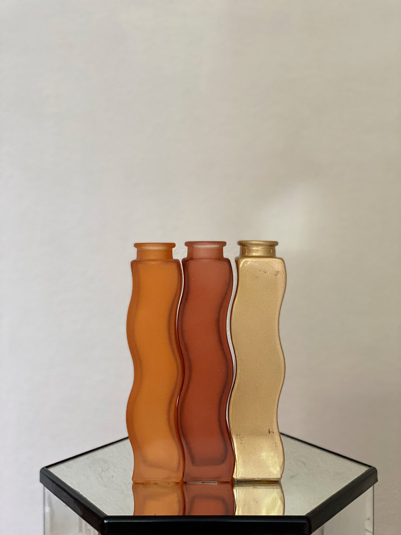 Vintage IKEA skämt wavy vases set of 3 squiggle vase or Etsy