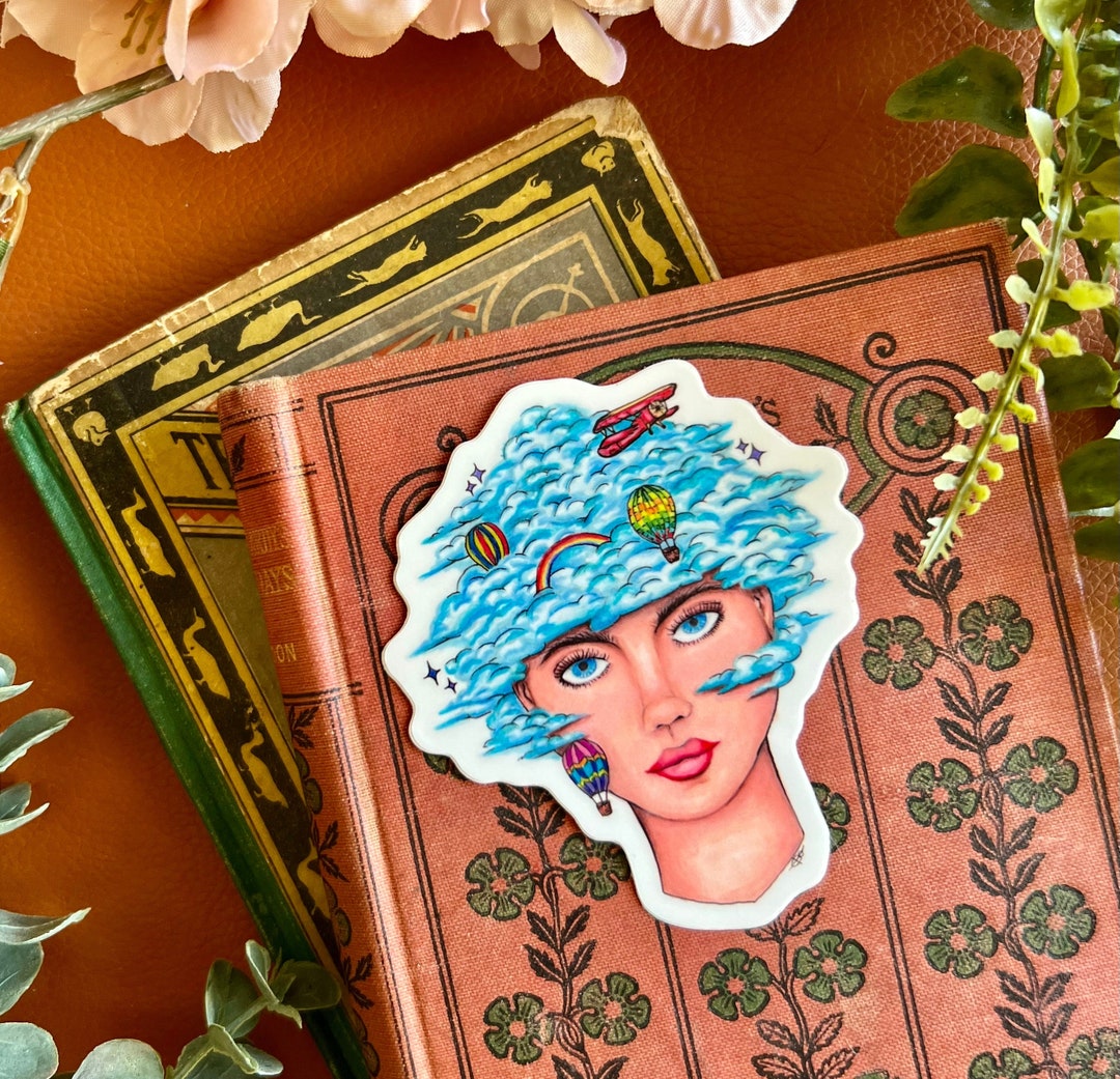 Head in the Clouds Vinyl Sticker Etsy