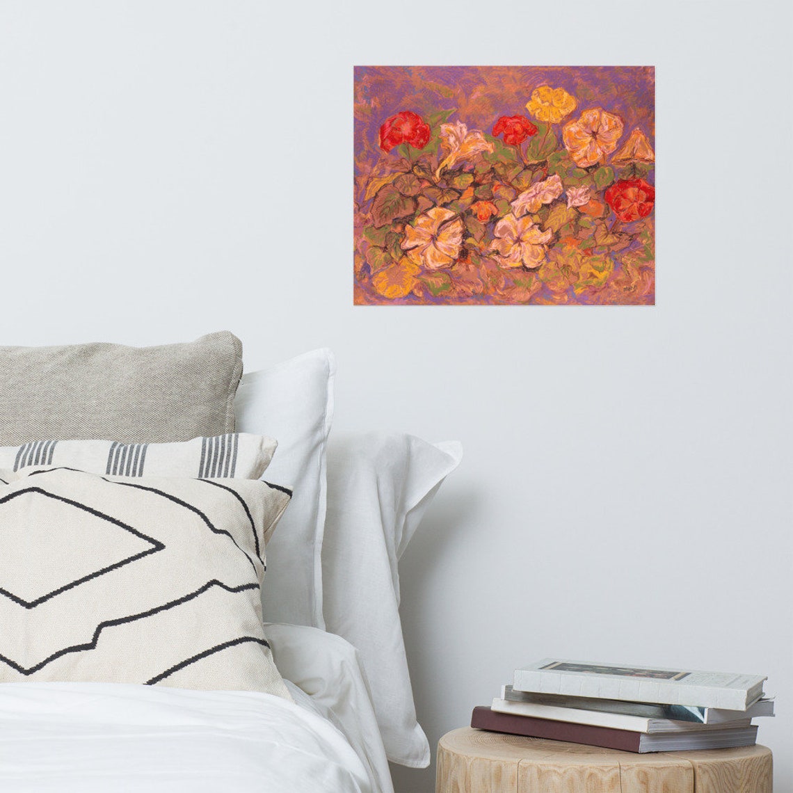 Flowers Wall Art Etsy