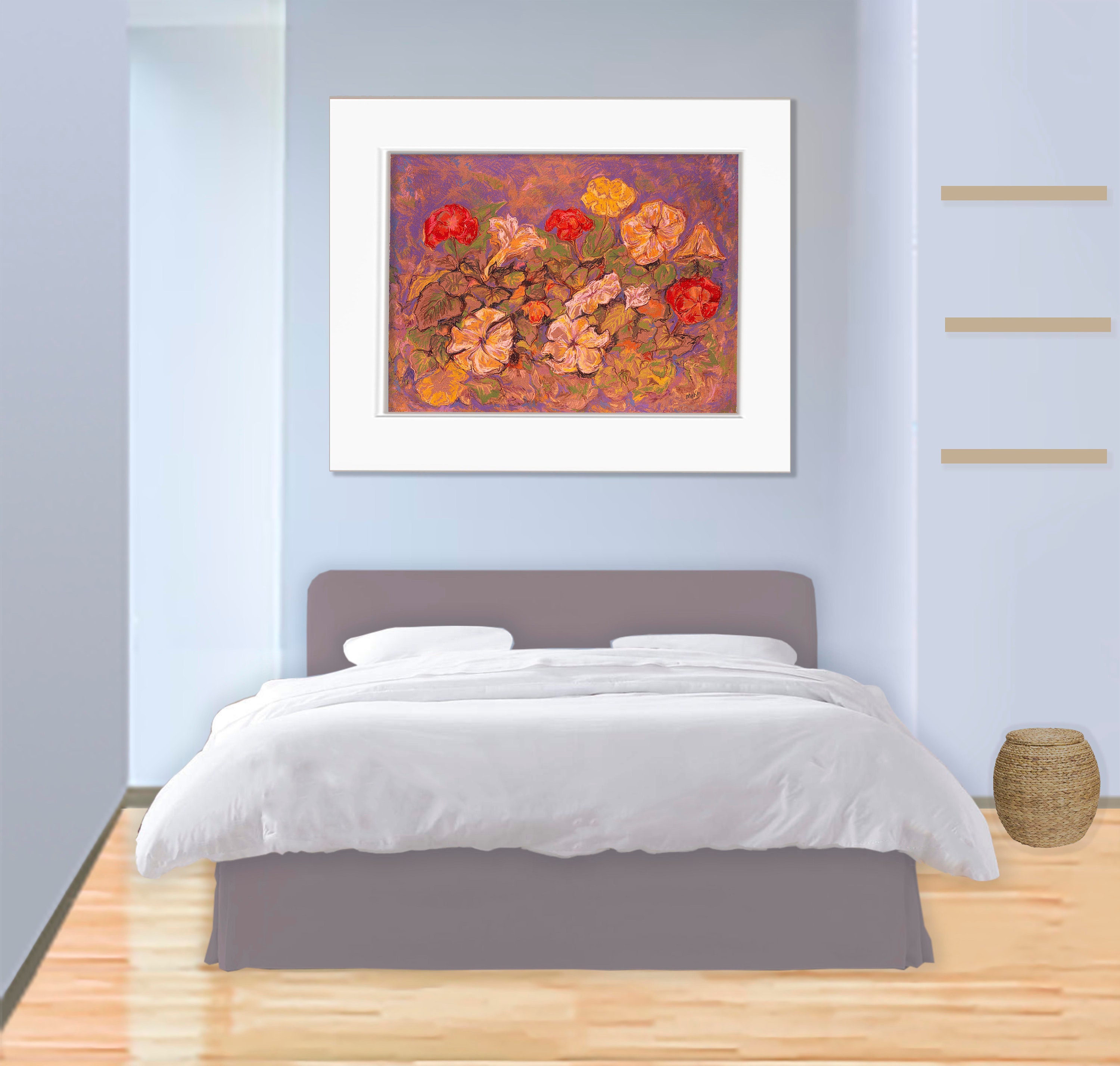 Flowers Wall Art Etsy