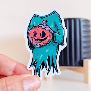 Jack-o-Lantern, Jack-o-Lantern Sticker, Jack-o-Lantern Decal, Pumpkin, Pumpkin Sticker, Pumpkin Decal, Creepy Pumpkin, Creepy Pumpkin Decal