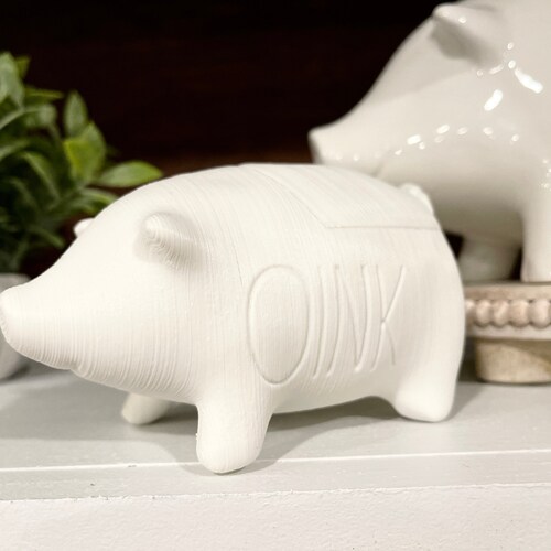 Mini Rae Dunn OINK Canister for Tiered Tray Etsy