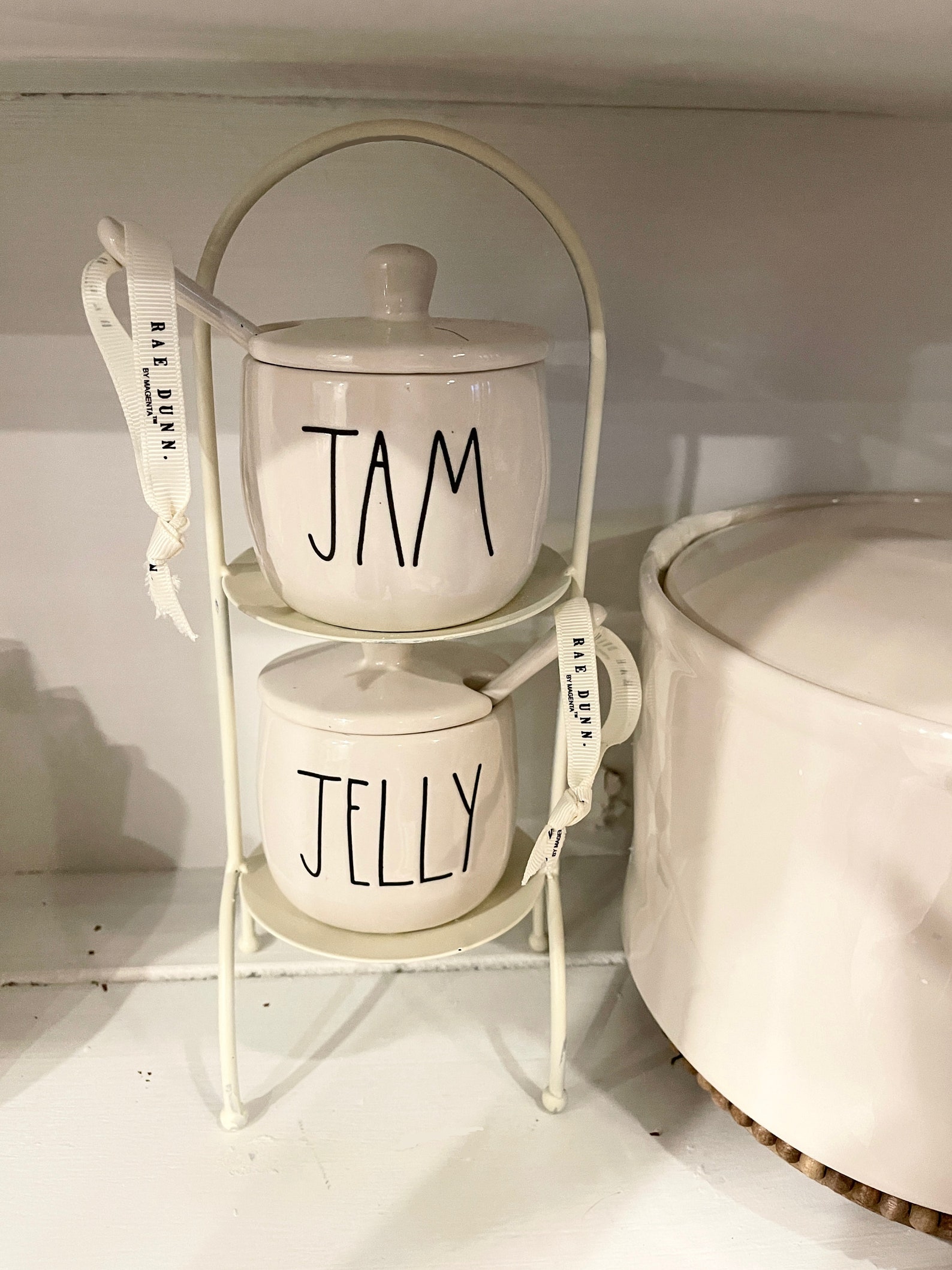 Taller Hobby Lobby Style 2 Tier Stand for Rae Dunn Jam & Jelly Etsy