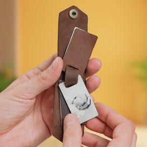 Personalized Ultrasound Keychain accessory, Sonogram Keychain, Sonogram leather keychain for dad, Sonogram Keepsake from bump