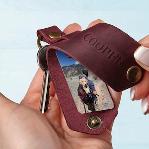 Pet photo keychain, Dog lovers gift, Pet Memorial Gift for Dog Mom, Pet photo gifts, Pet Memorial Keychain, Dog Keychain