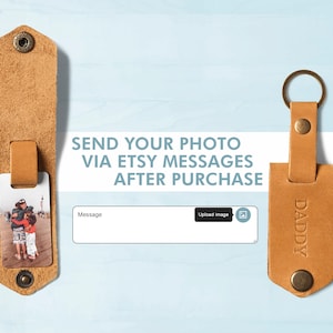 Personalized gift for him Key holder with your photo, personalized photo keychain, custom picture key chain, Fathers day gifts image 7