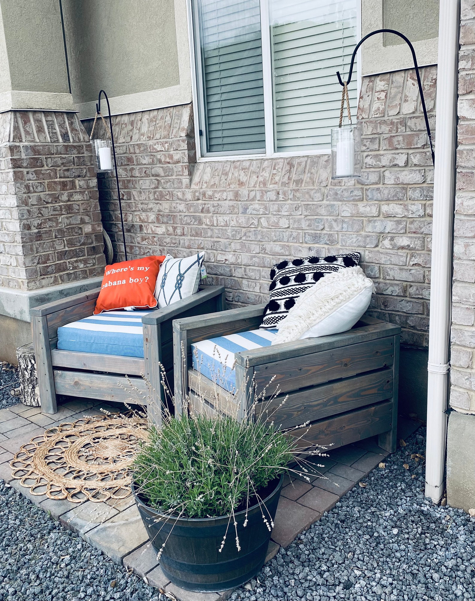 Rustic Outdoor Patio Chairs Etsy