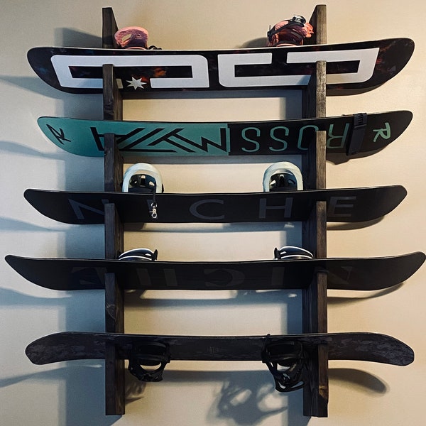Snowboard Rack Etsy