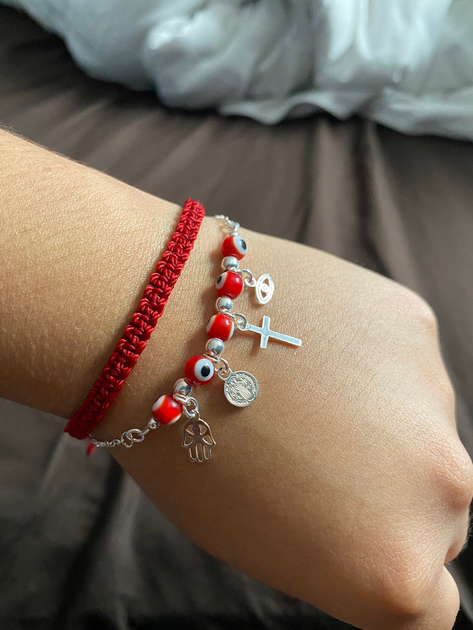 Evil Eye Red Bracelet Etsy